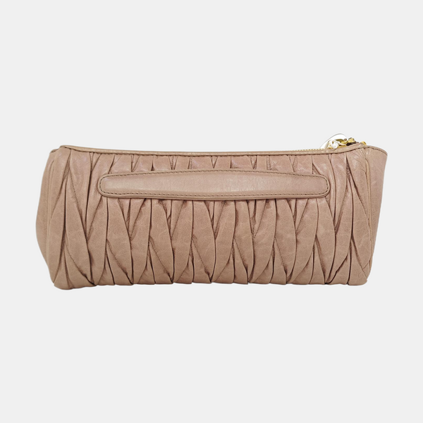 Matelassé Quilted Calfskin Pink