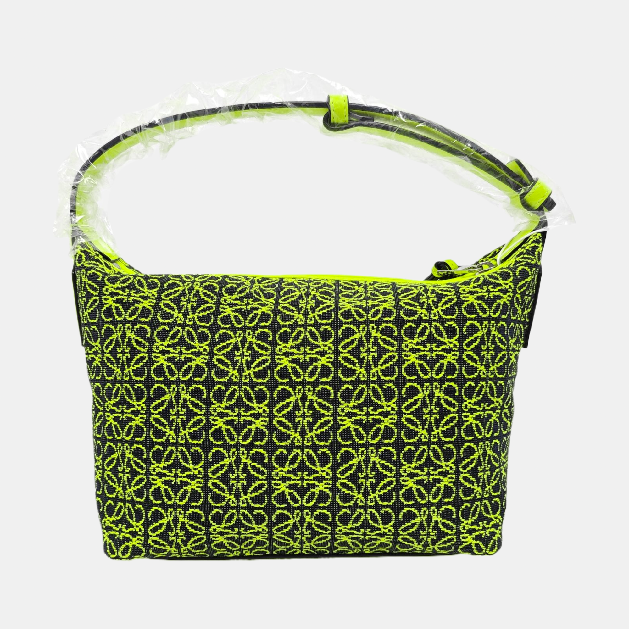 Fabric Top Handle Bag Small Yellow