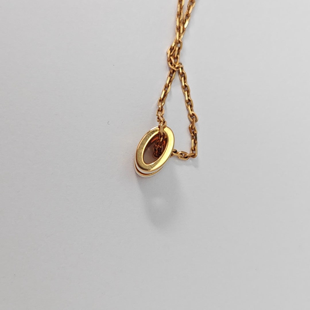 Pop H Metal Rose Gold Necklace