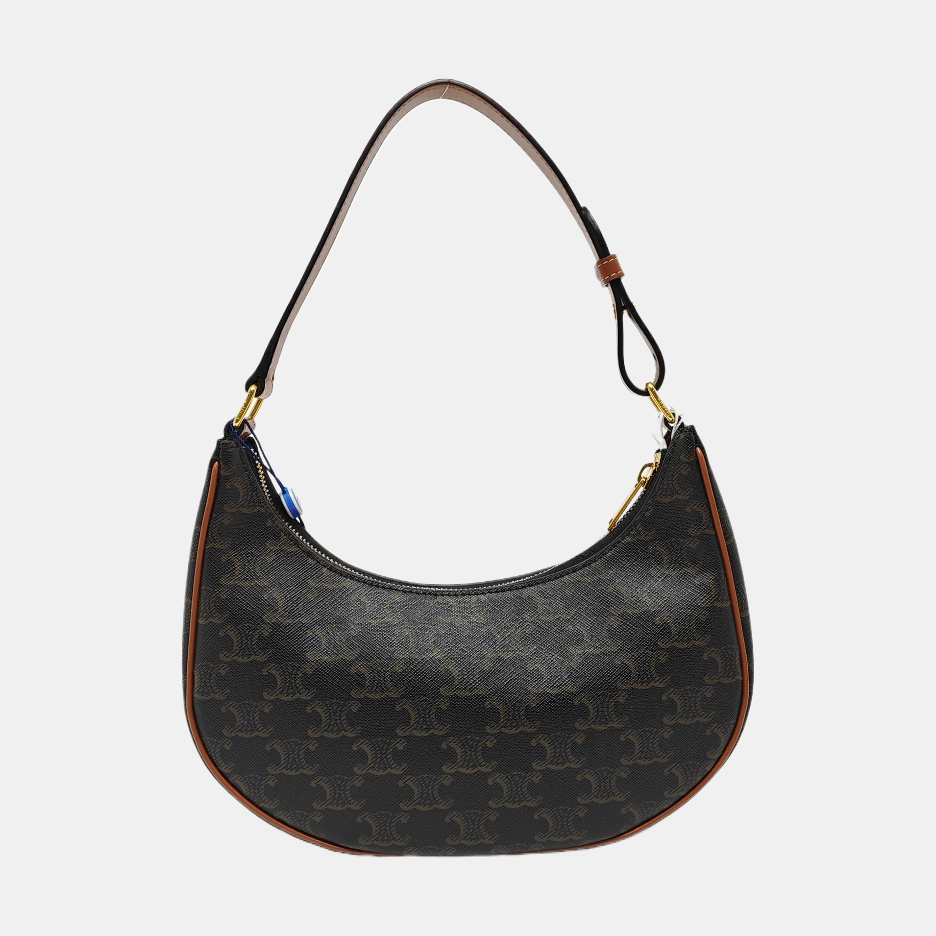 Authenticated pre-owned  AVA Coated Canvas Brown - Top Handle Bag at Looply