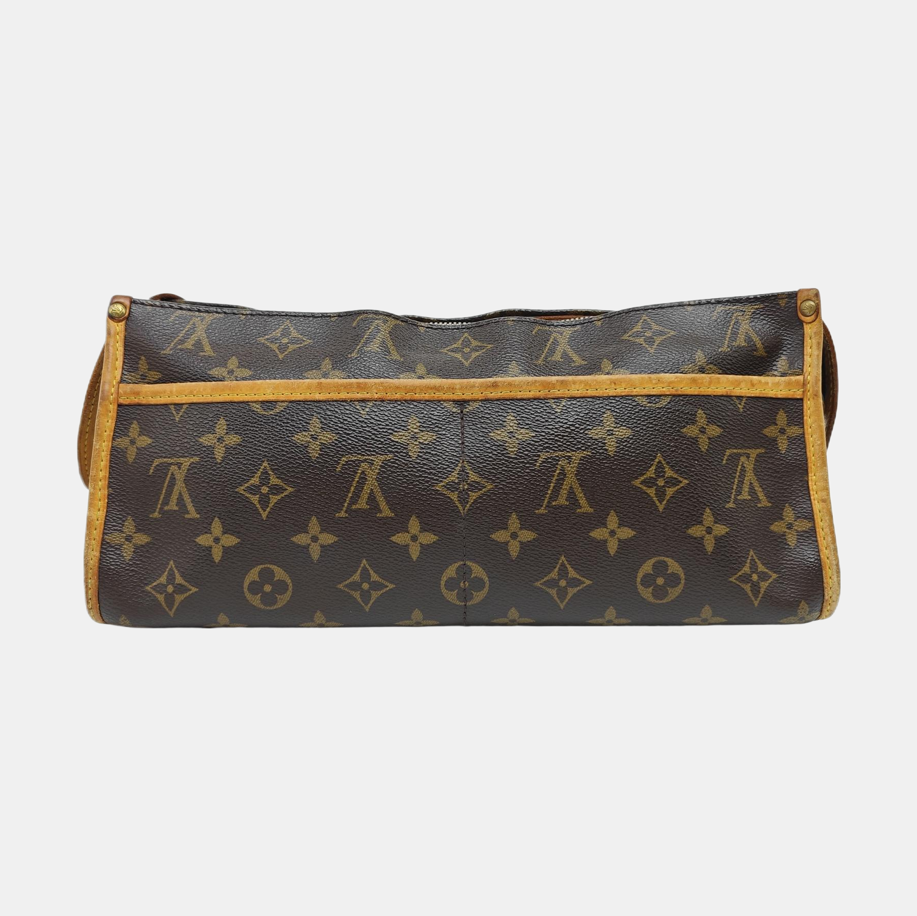 POPINCOURT Monogram Coated Canvas Brown