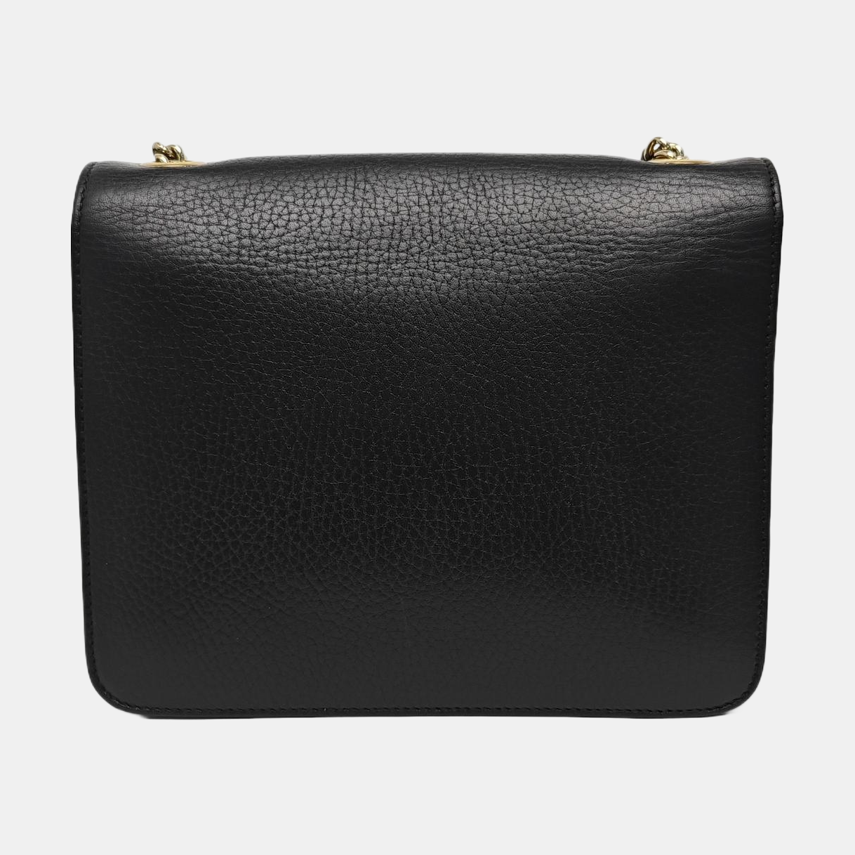 Interlocking G Small Calfskin Black