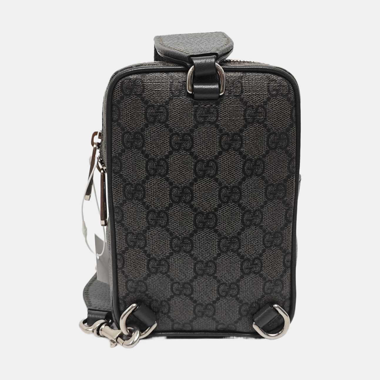 Ophidia Mini Monogram Coated Canvas Gray