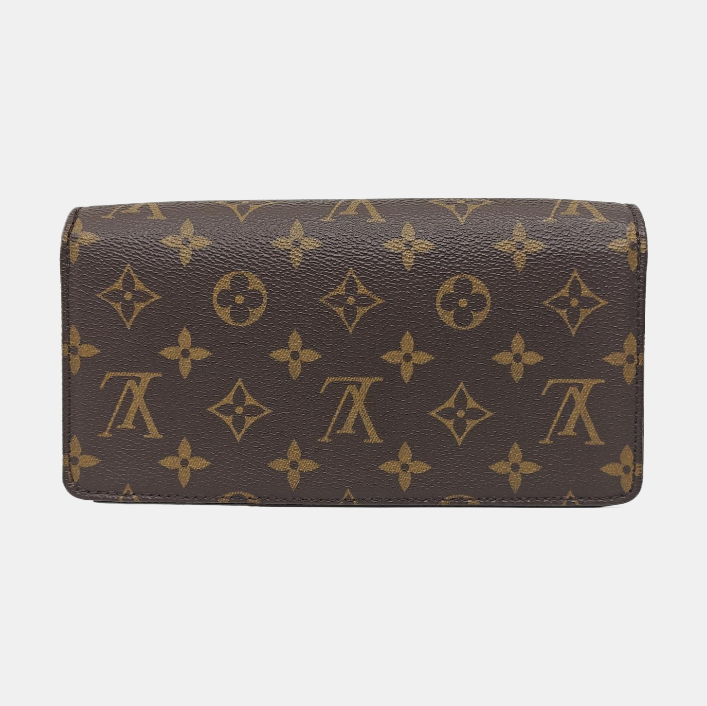 Lily Monogram Coated Canvas Brown