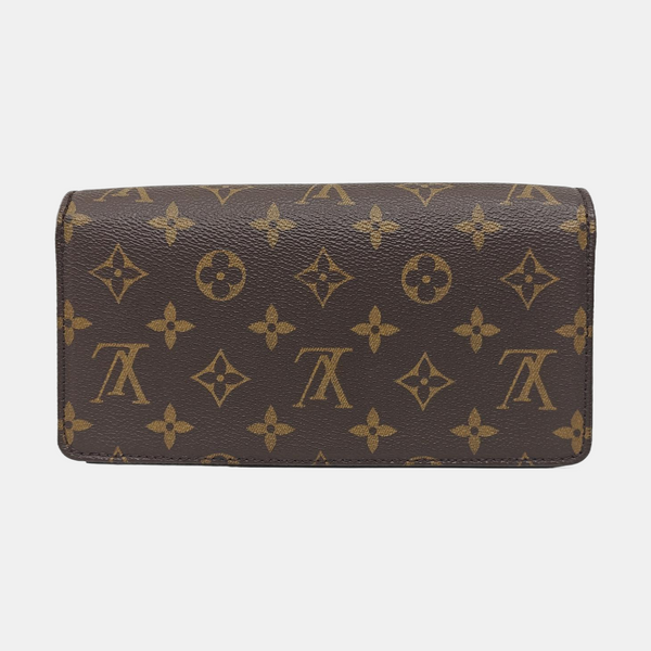 Lily Monogram Coated Canvas Brown