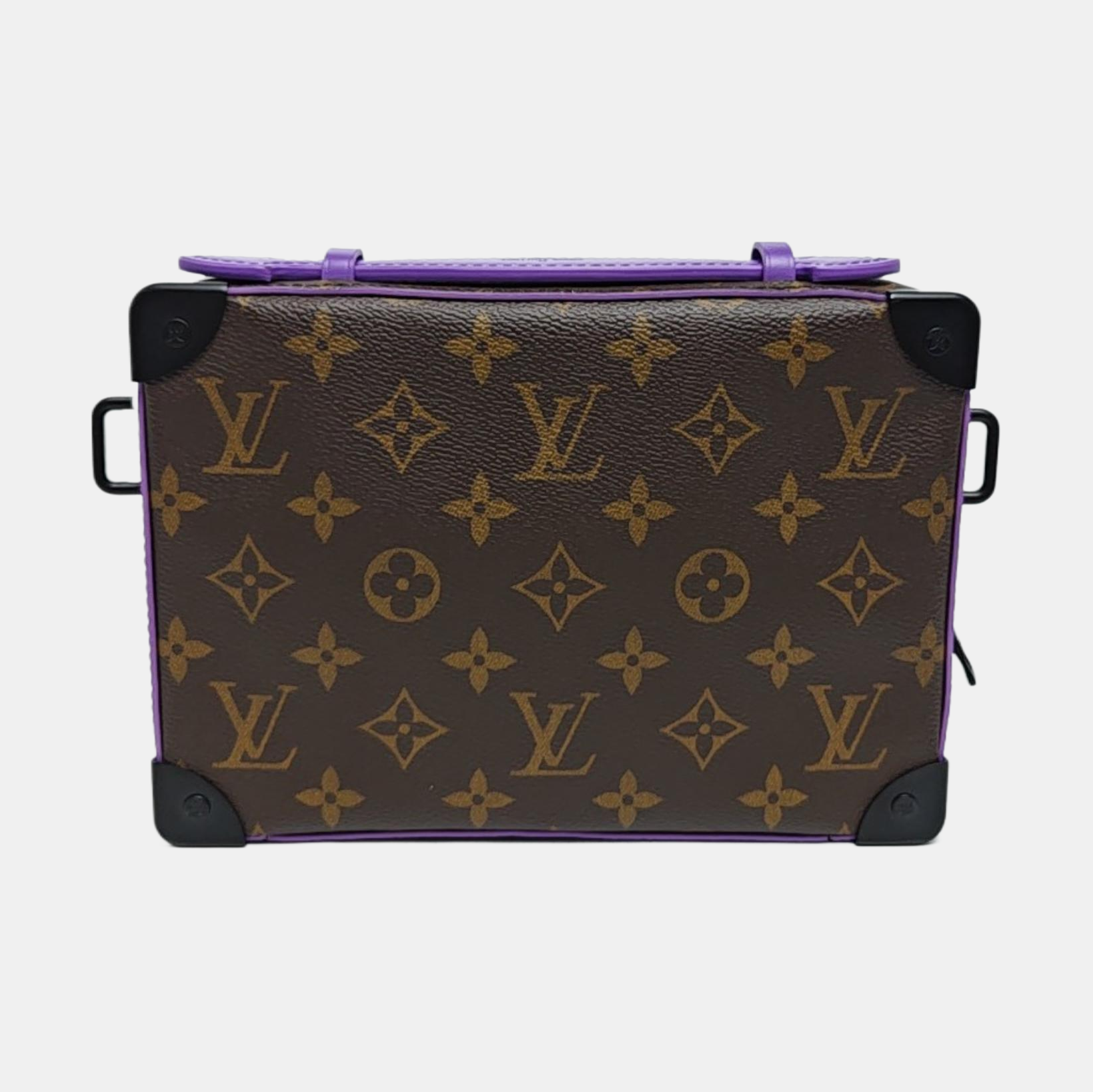 SOFT TRUNK Monogram Coated Canvas Brown