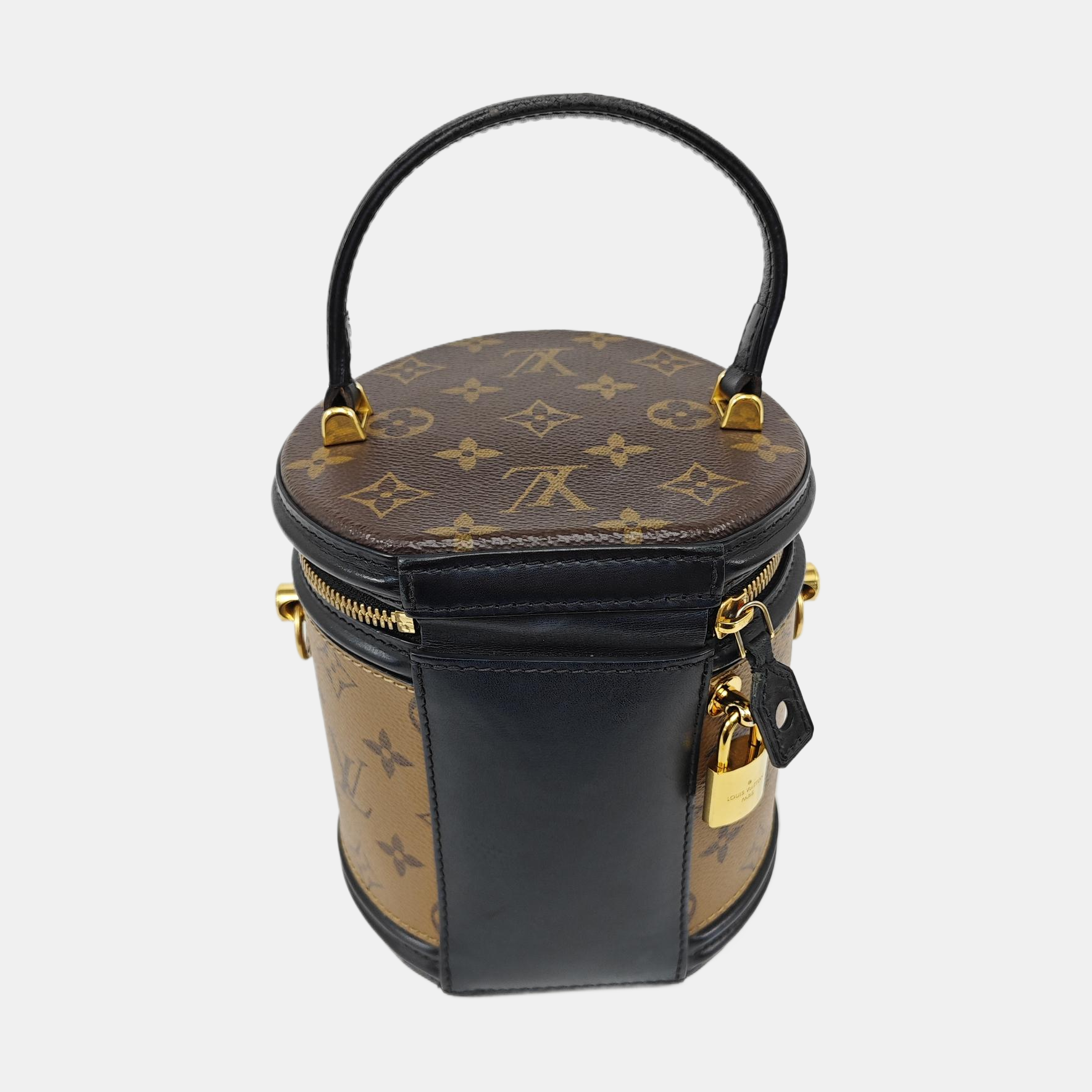 CANNES PM Monogram Coated Canvas Brown