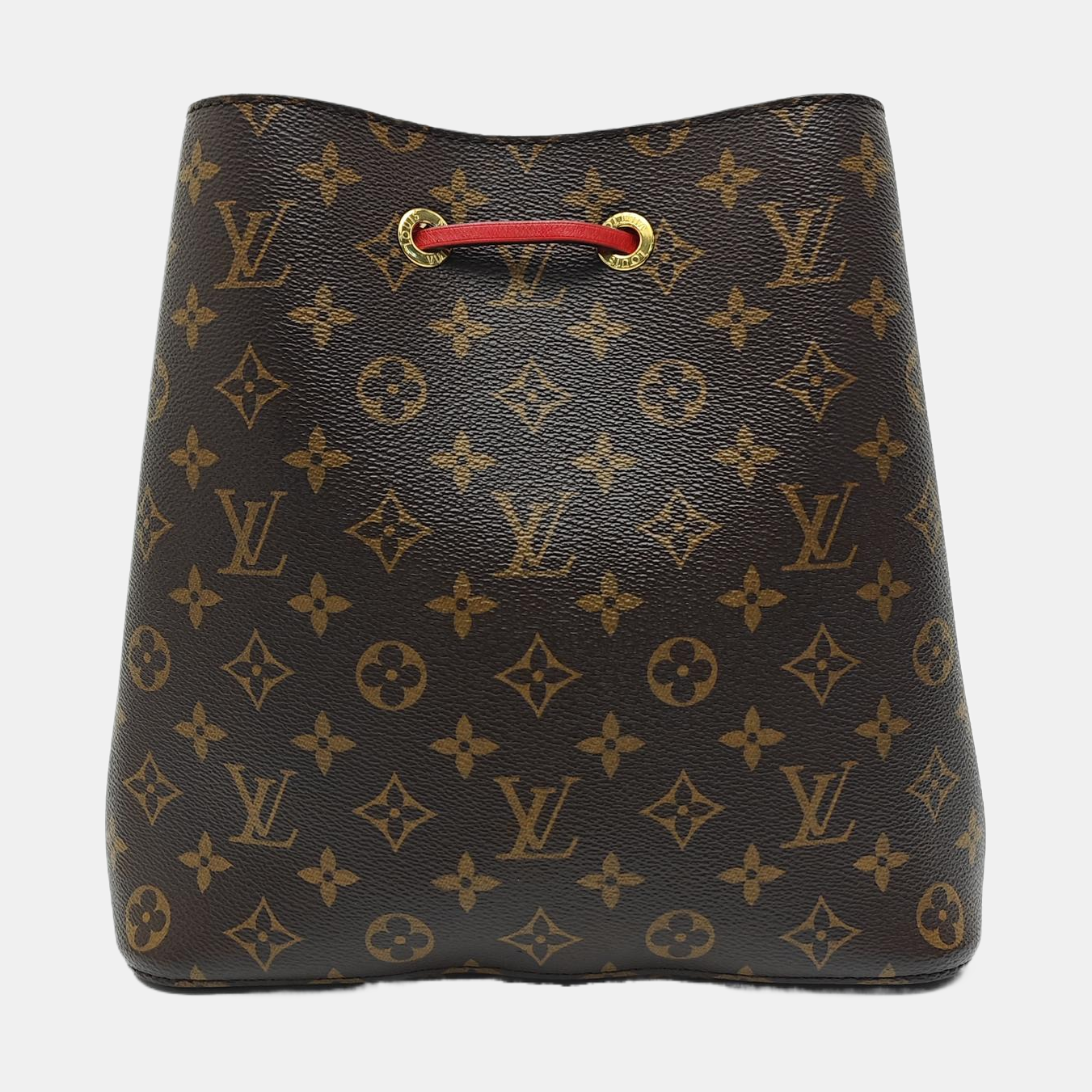 NÉONOÉ MM Monogram Coated Canvas Brown