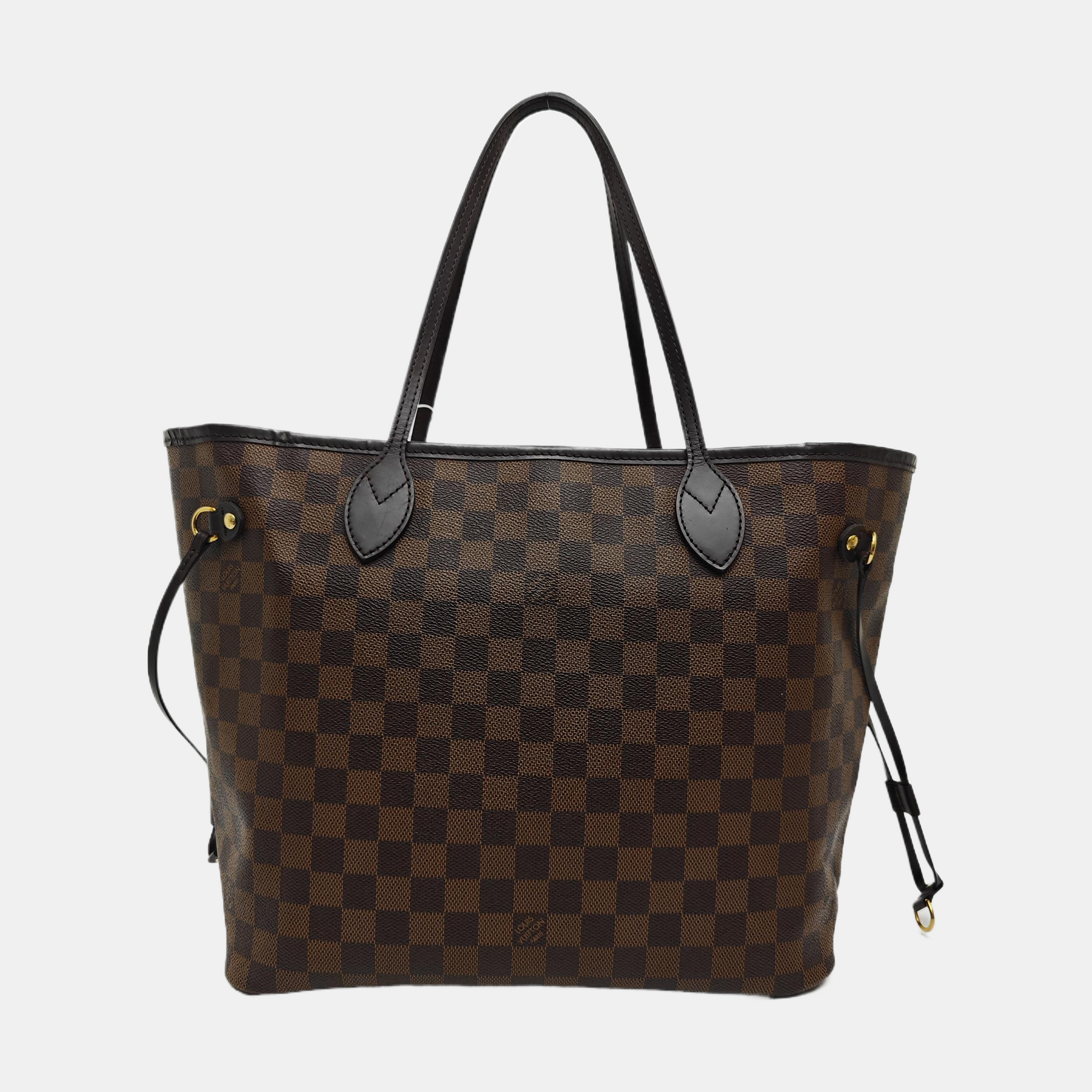 NEVERFULL MM Damier Ebene Coated Canvas Brown