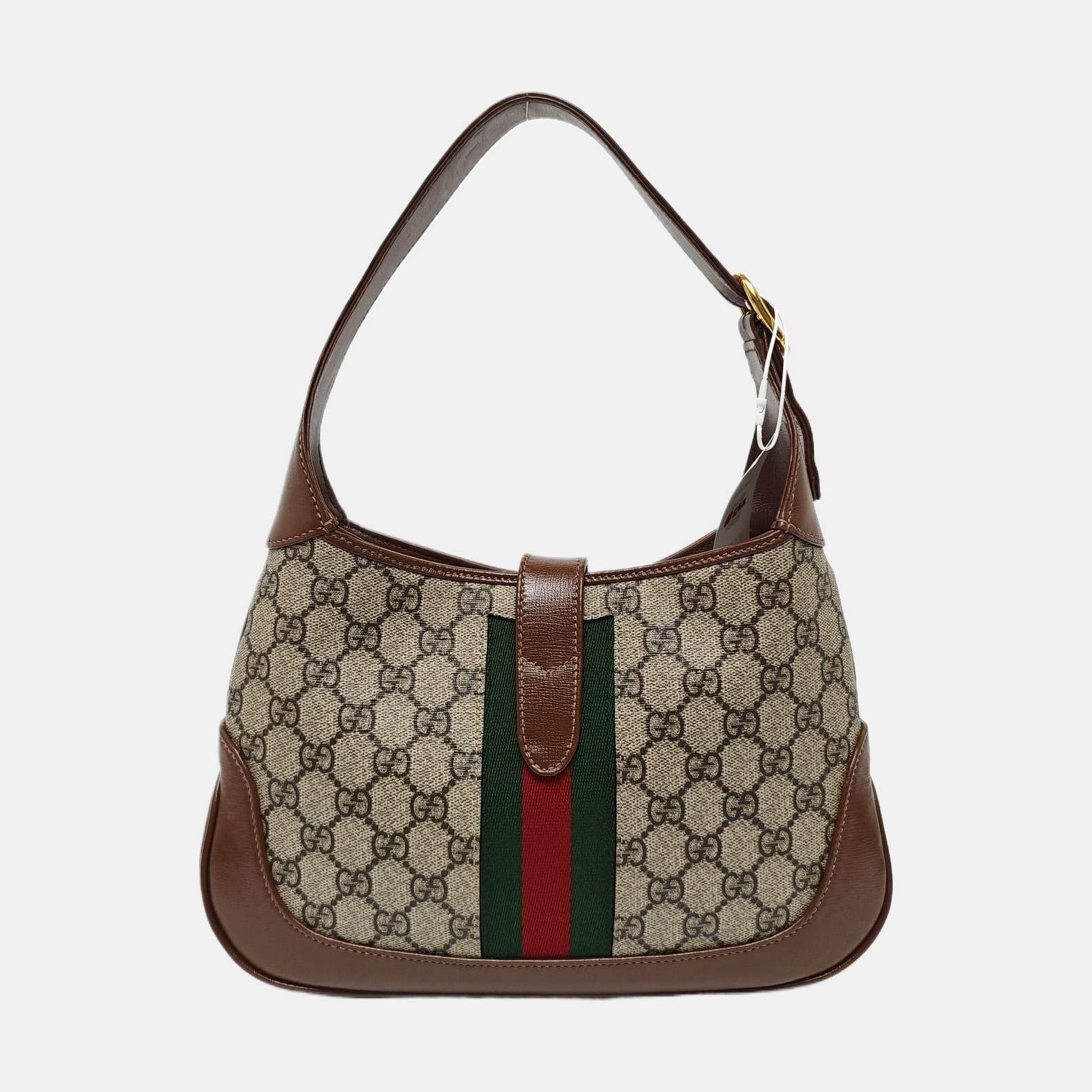 Jackie 1961 Small Monogram Coated Canvas Beige