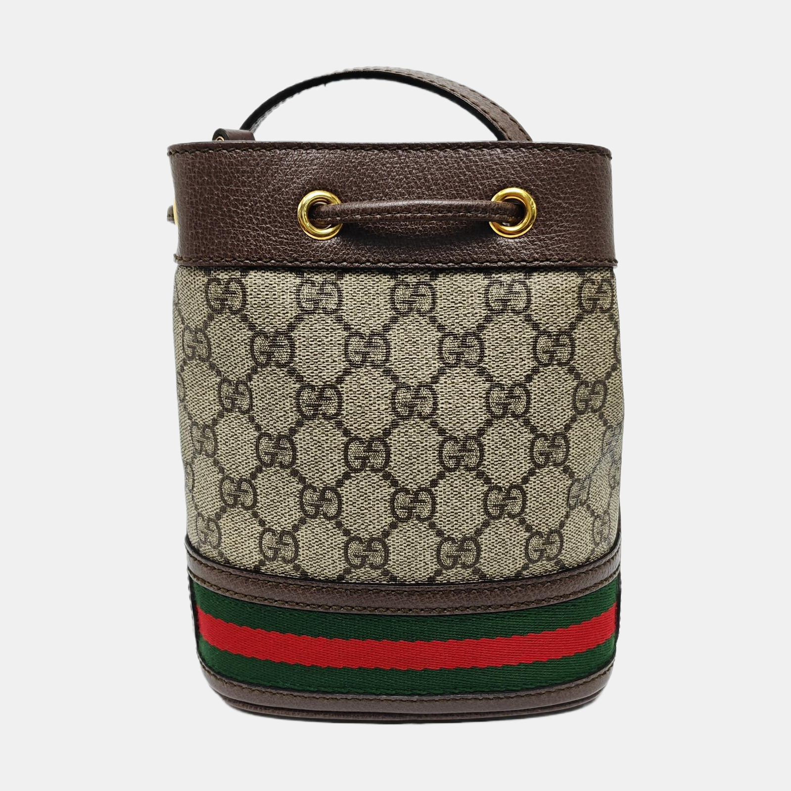 Ophidia Mini Monogram Coated Canvas Beige
