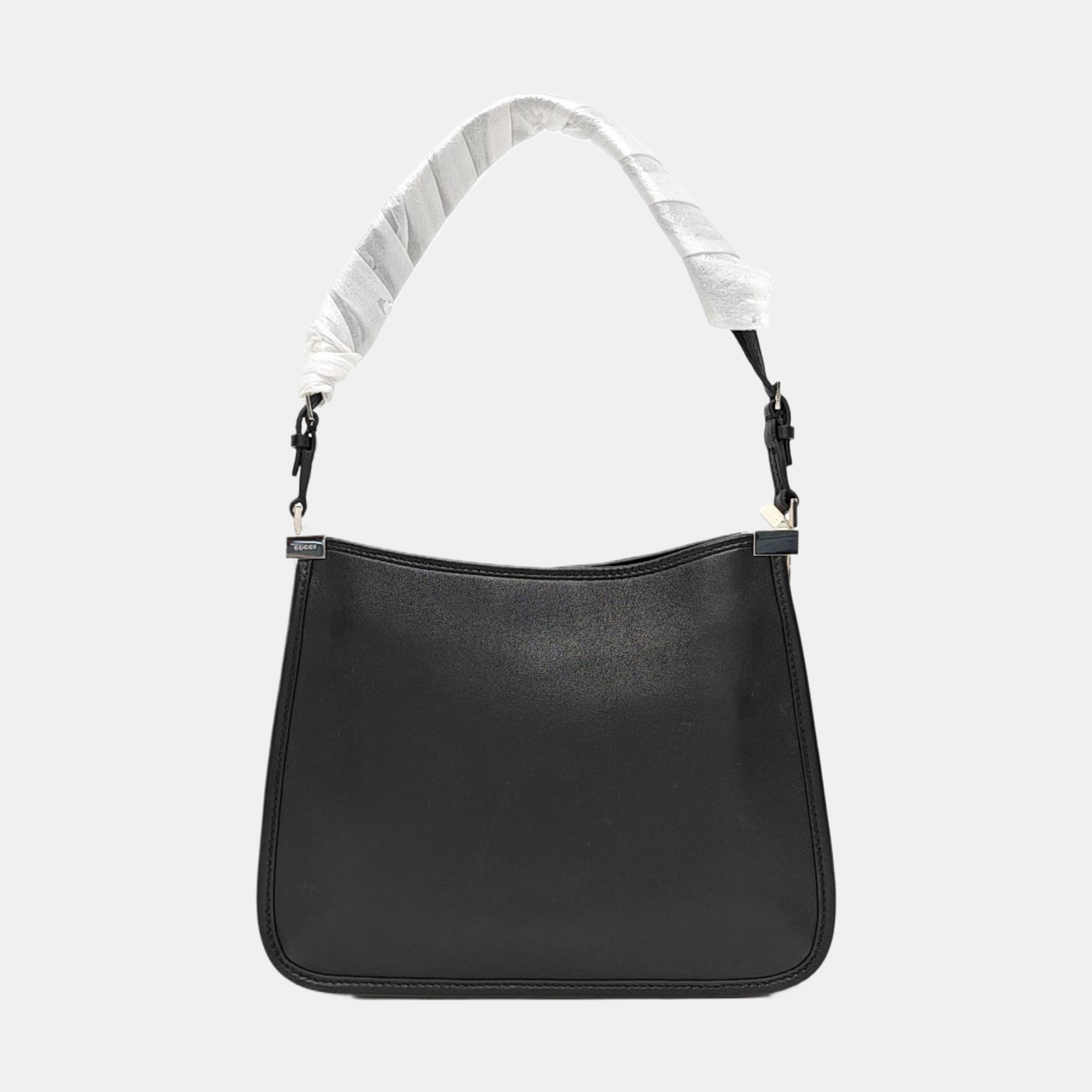 Horsebit Slim Small Calfskin Black