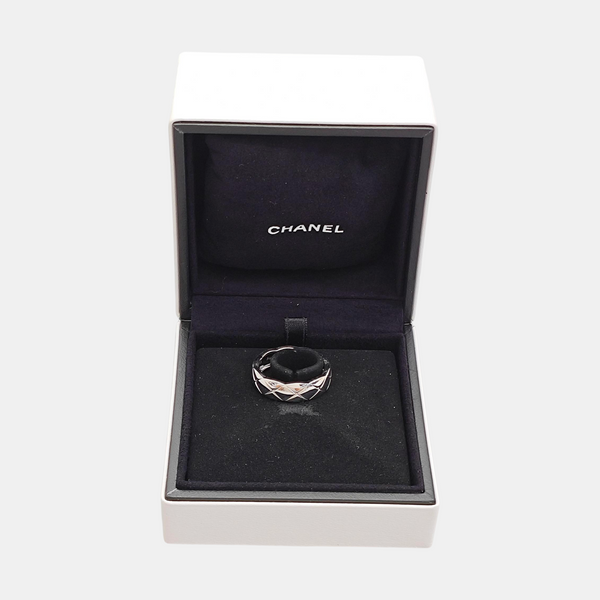 COCOCRUSH 18k White Gold Silver Ring EU 63