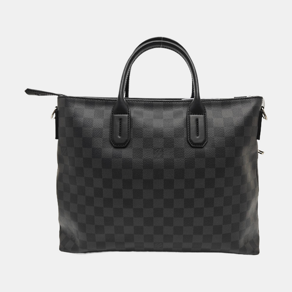 7 DAYS A WEEK Damier Graphite Coated Canvas Gray