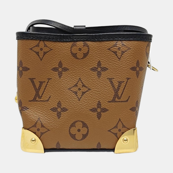 NOÉ PURSE LV CHARMS Monogram Coated Canvas Brown