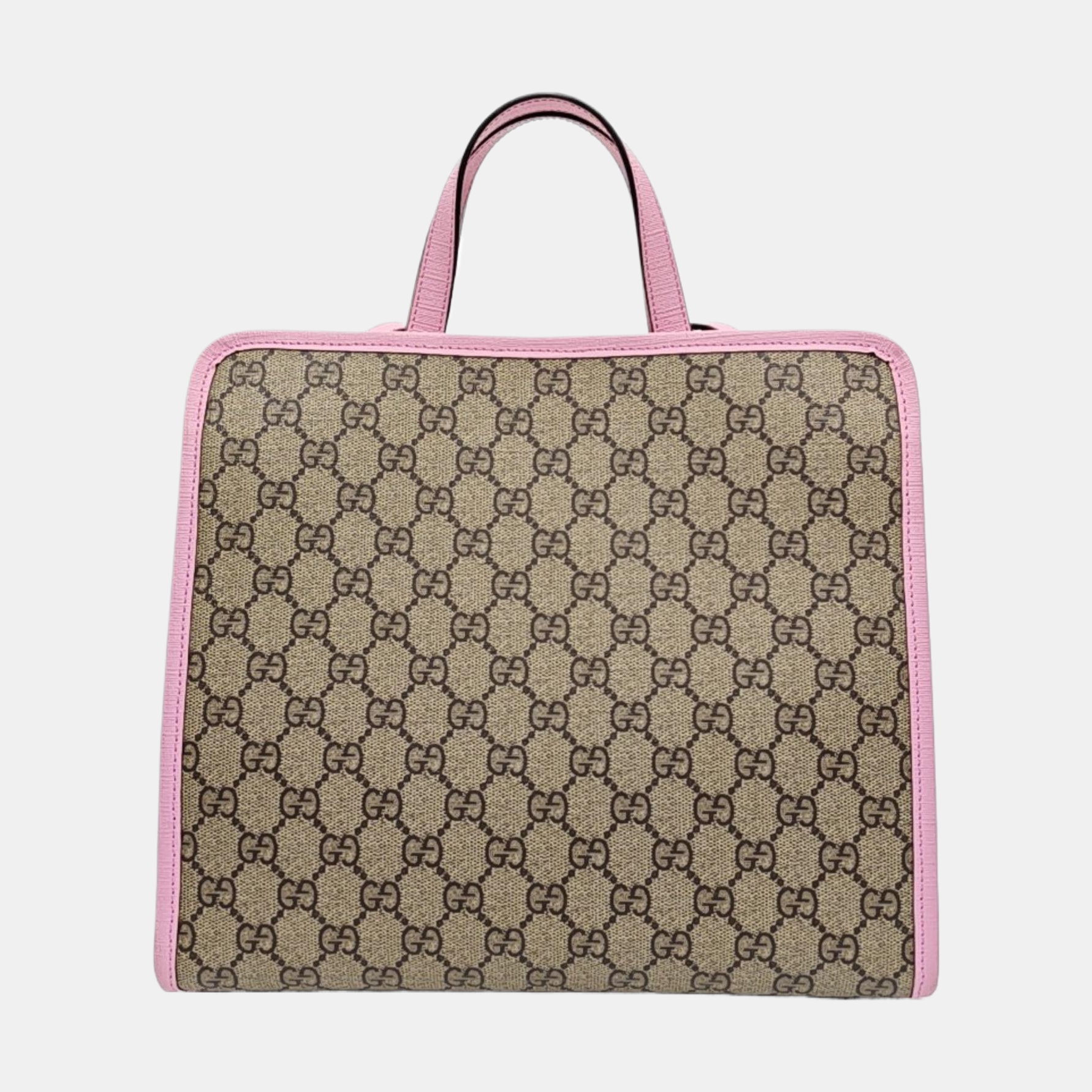Children’s GG Bucket Monogram Coated Canvas Beige