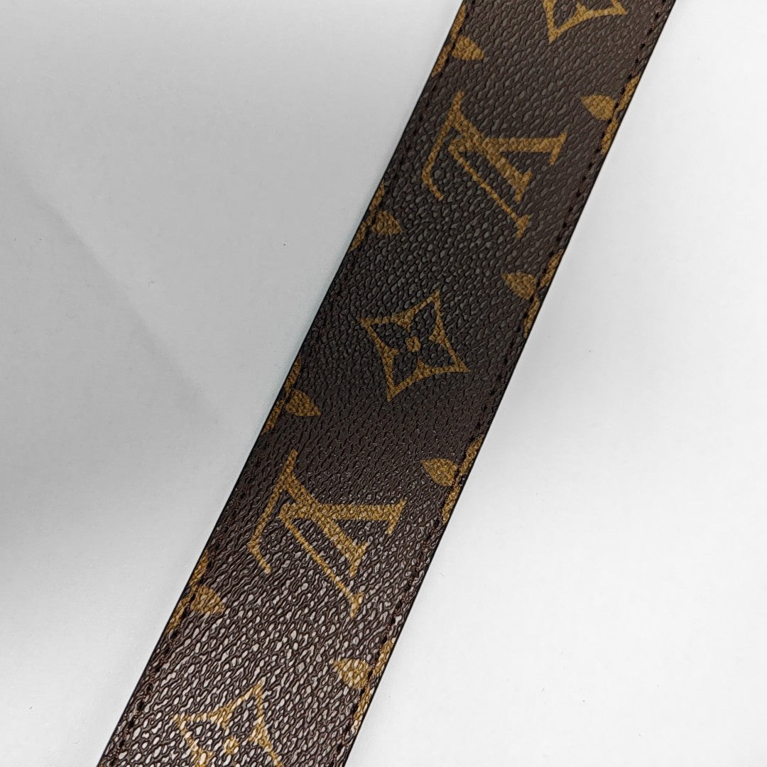 Coated Canvas Belt Brown