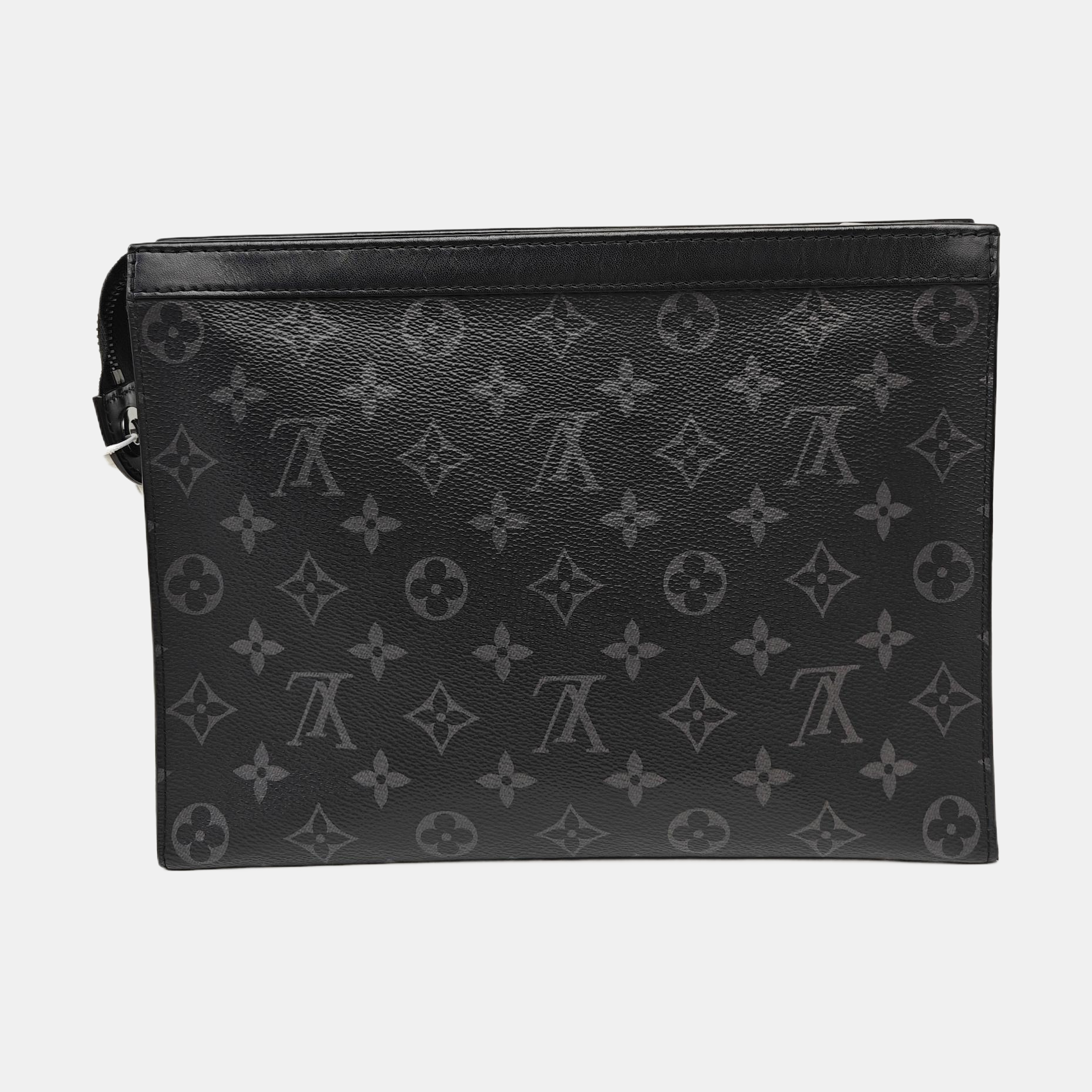 Pochette Voyag MM Monogram Coated Canvas Black