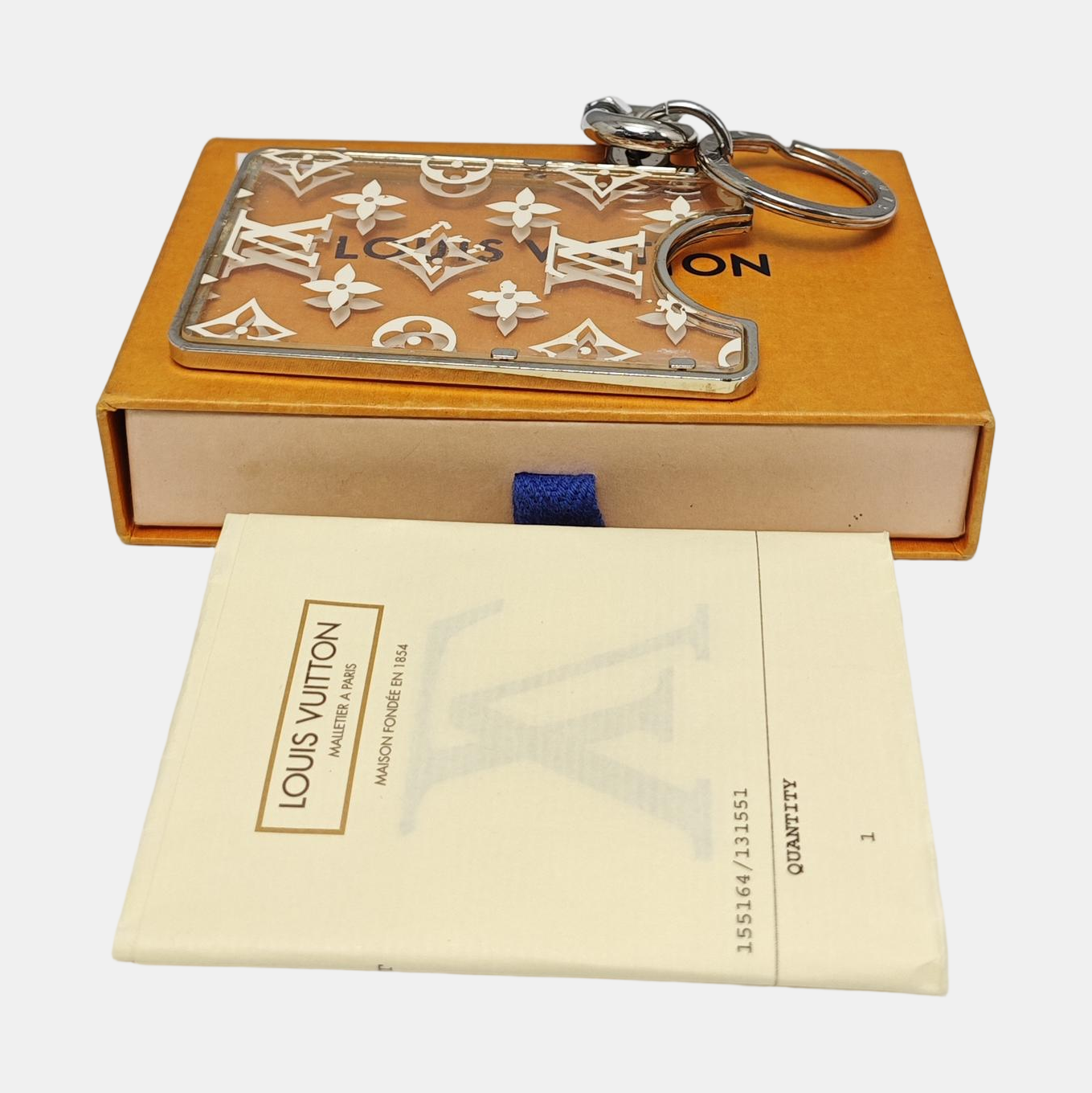 Metal Bag Charm Silver