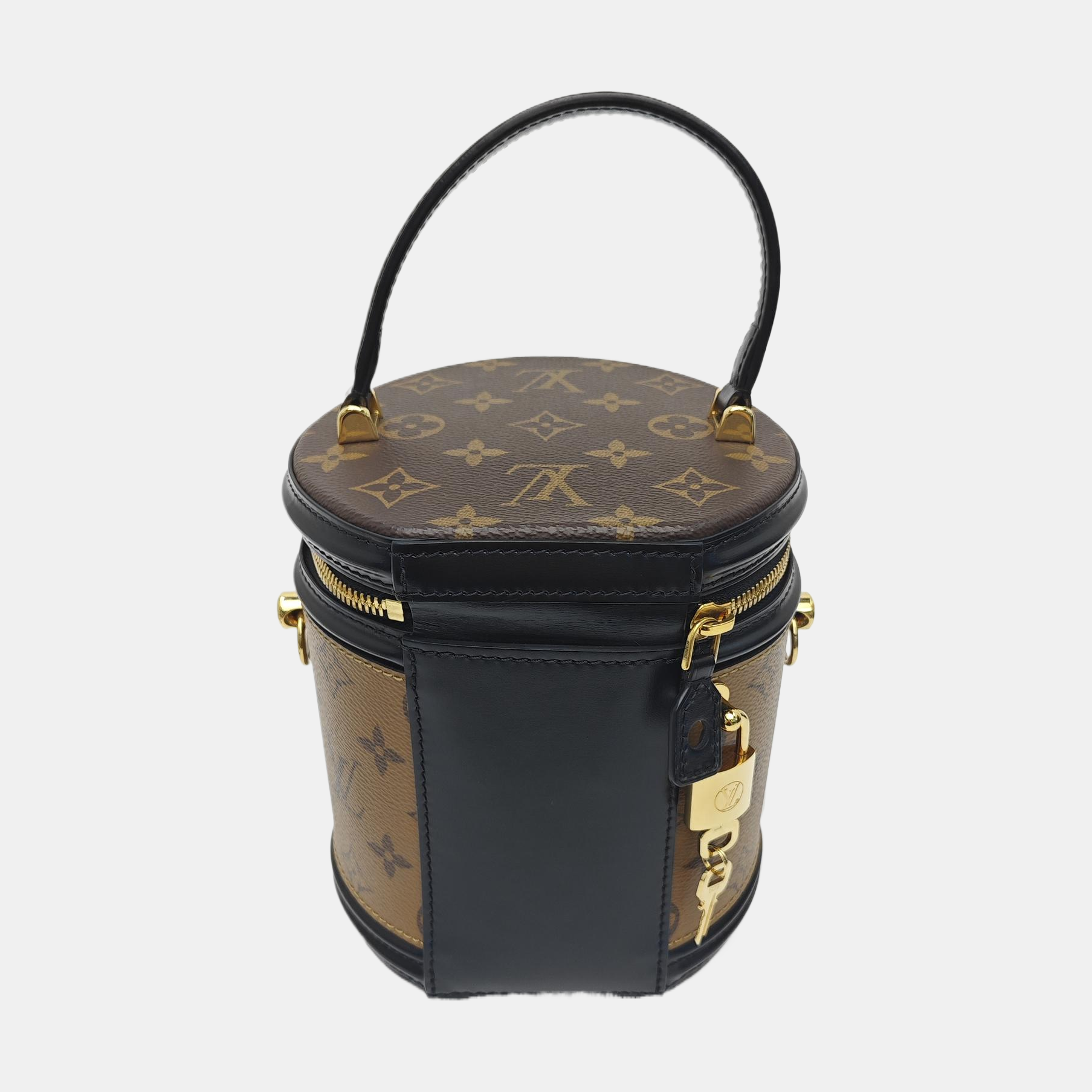 CANNES PM Monogram Coated Canvas Brown