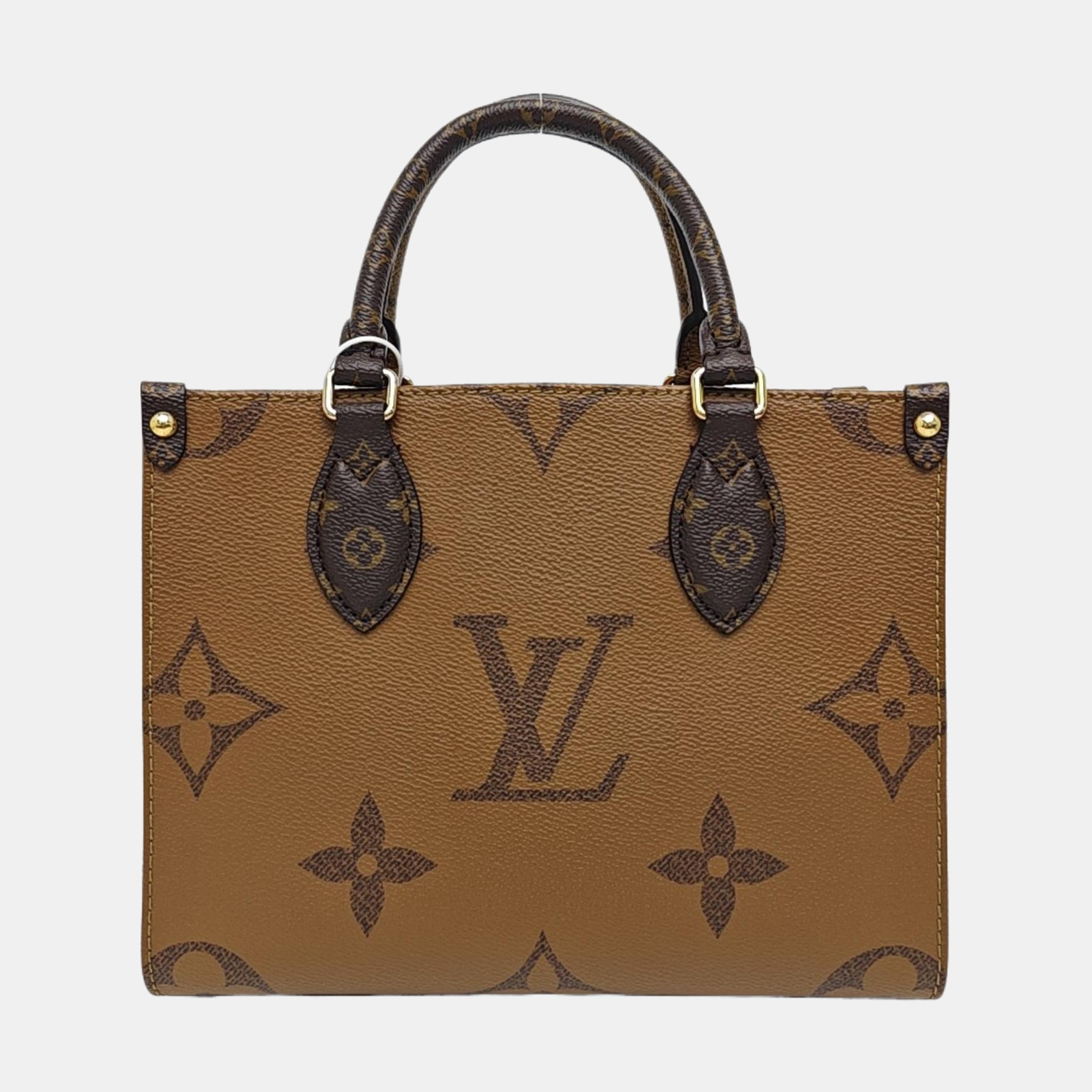 ONTHEGO PM Monogram Coated Canvas Brown