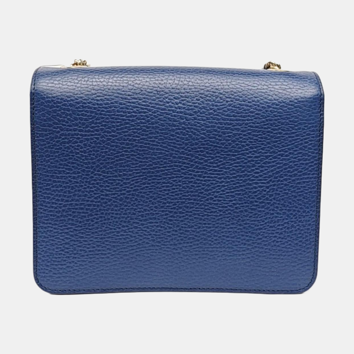 Interlocking G Small Calfskin Blue