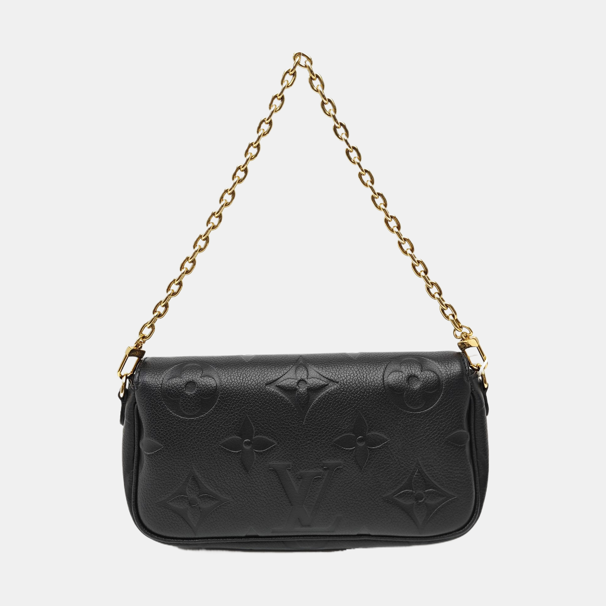 IVY Monogram Calfskin Black