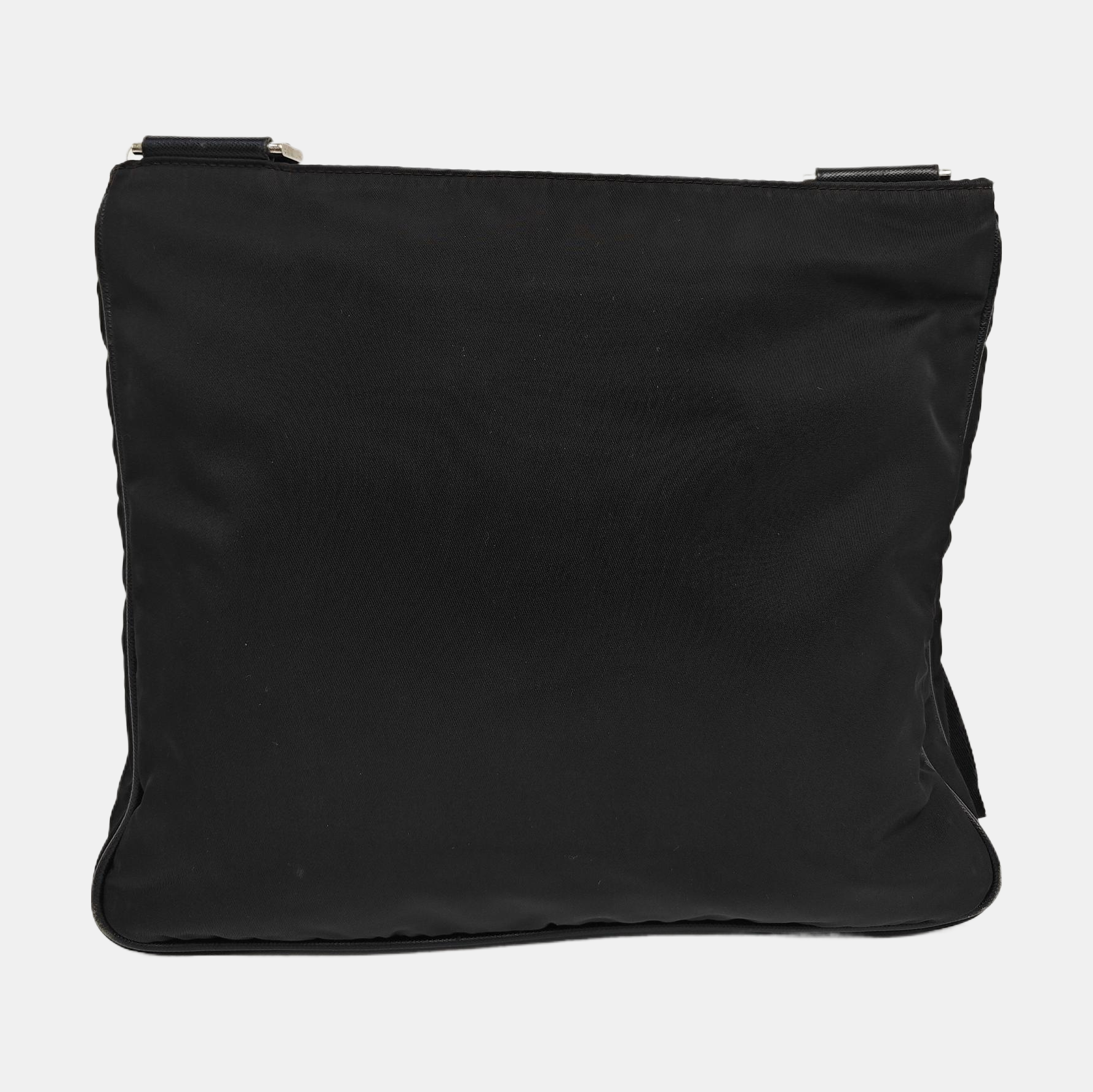 Bolso bandolera de nailon, nailon negro