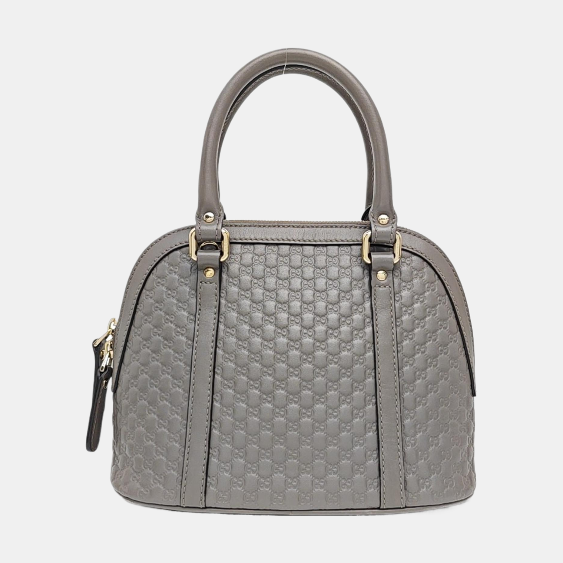 Microguccissima Monogram Calfskin Gray