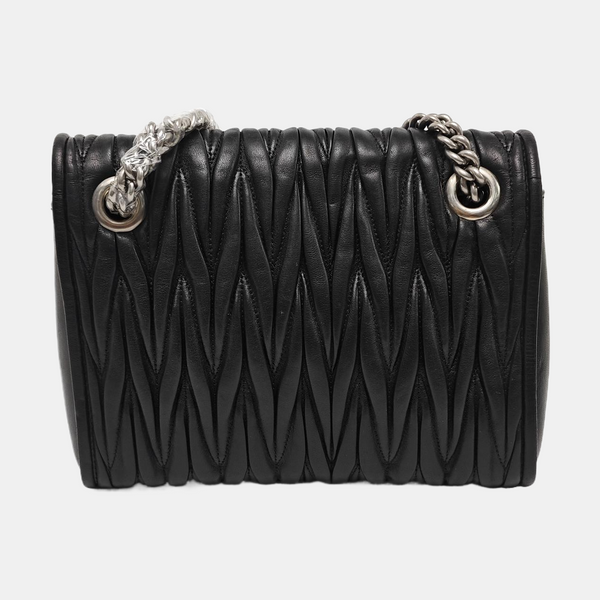 Matelassé Quilted Lambskin Black