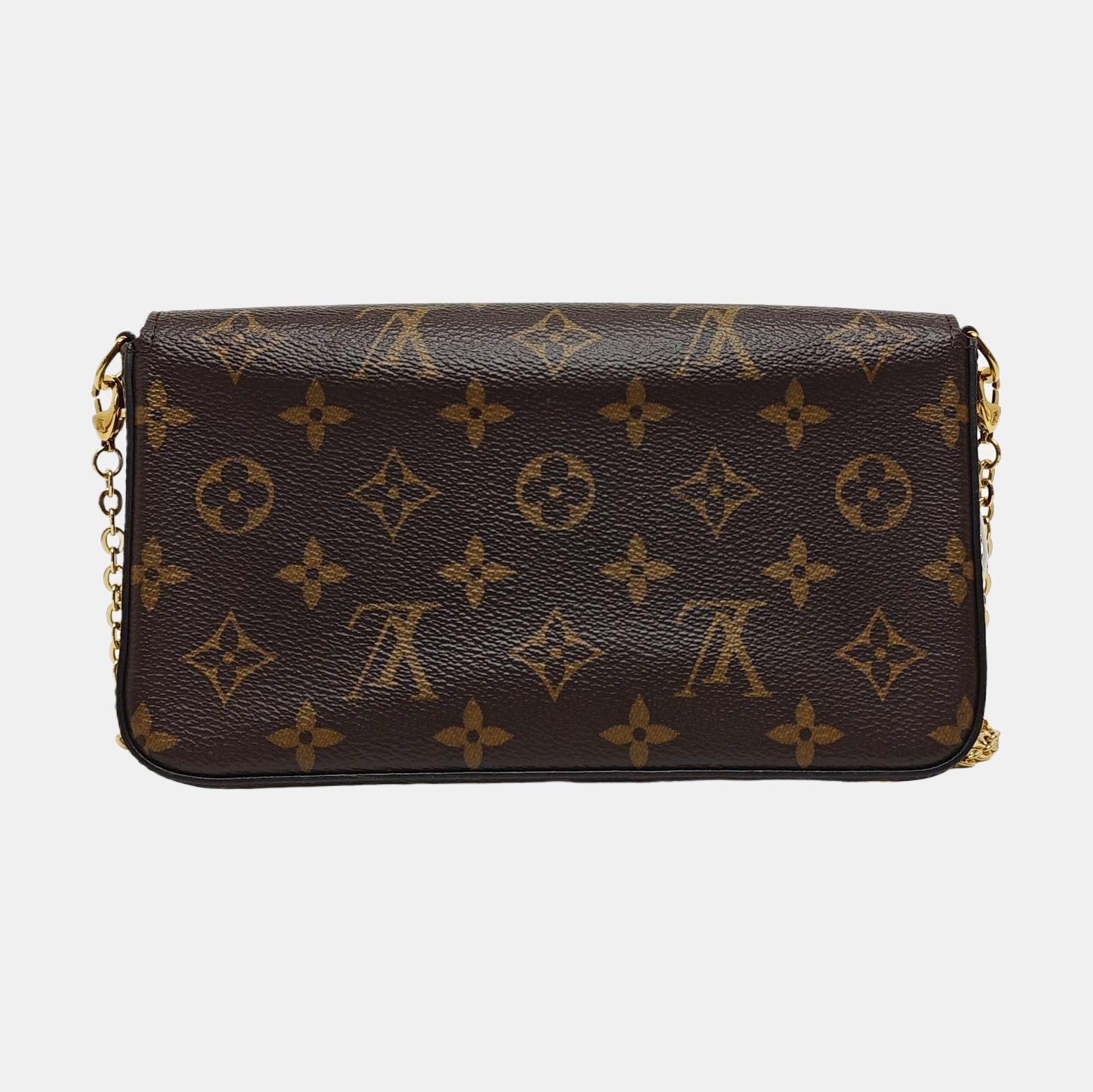 FÉLICIE Monogram Coated Canvas Brown
