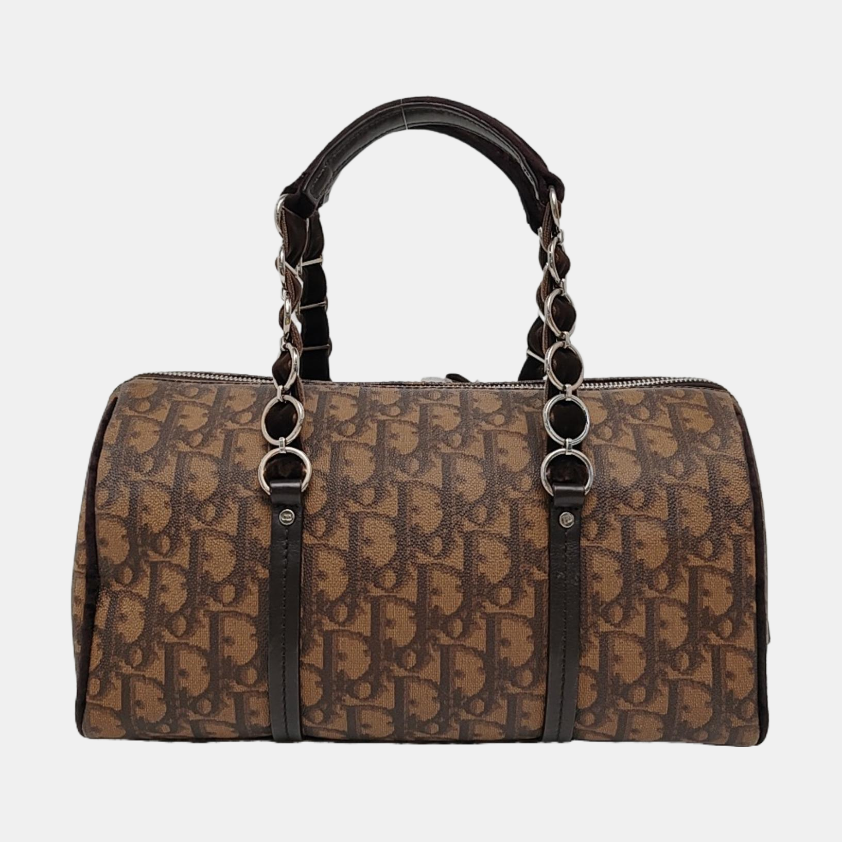 Oblique Coated Canvas Brown