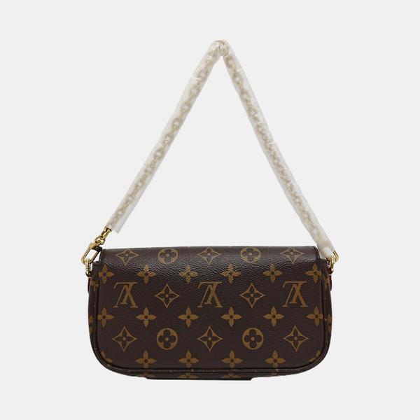 IVY Monogram Coated Canvas Brown