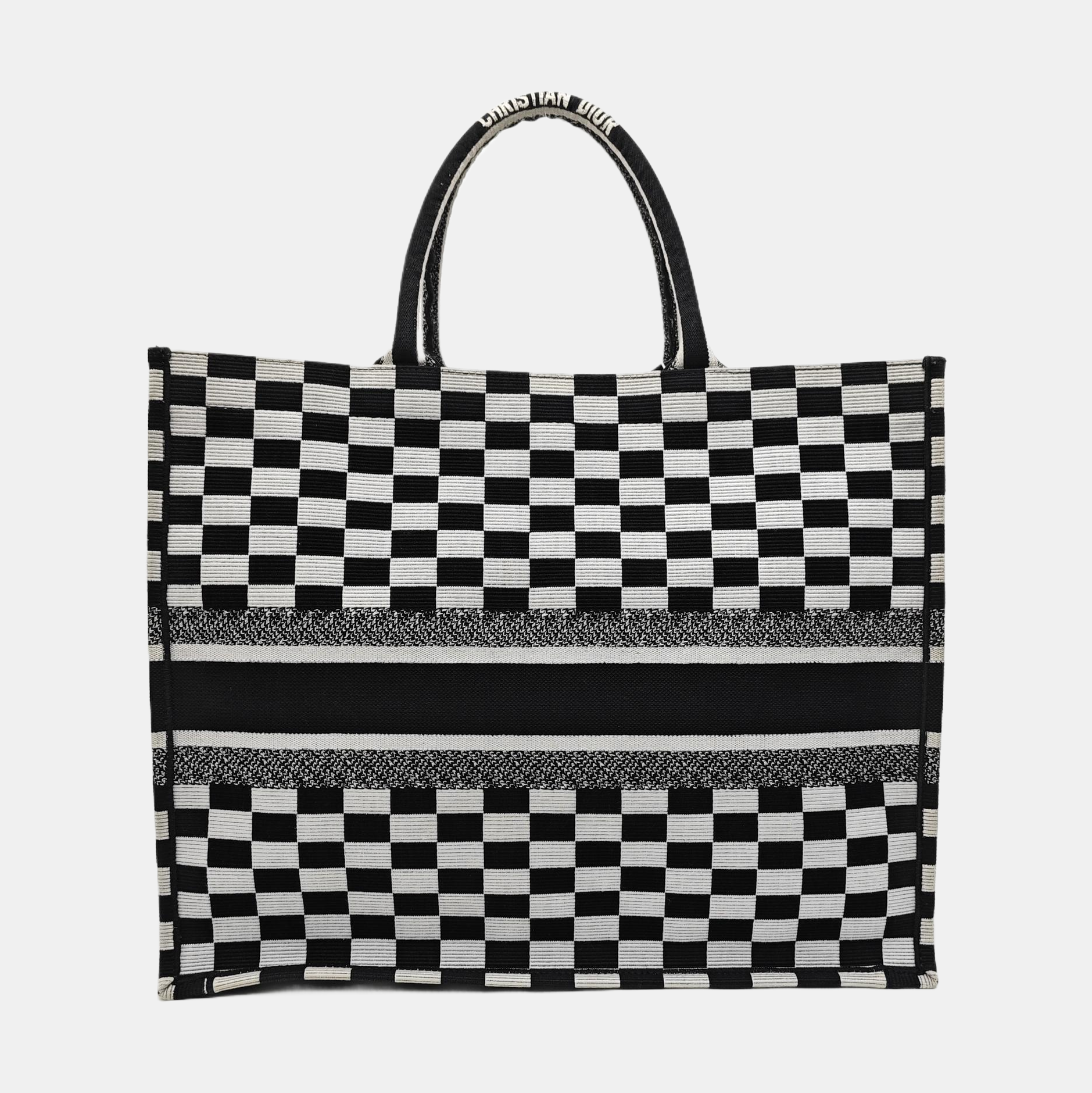 Book Tote Large Canvas Black