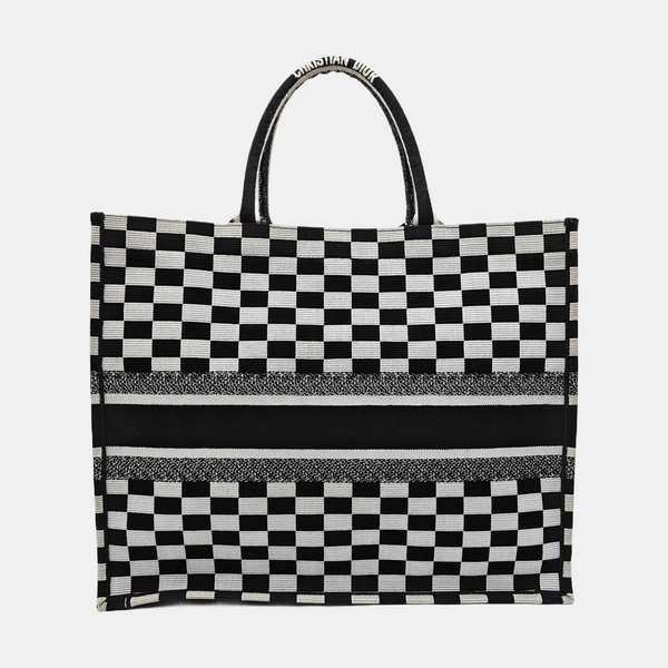 Book Tote Large Canvas Black