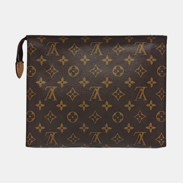 TOILET POCKET 26 Monogram Coated Canvas Brown