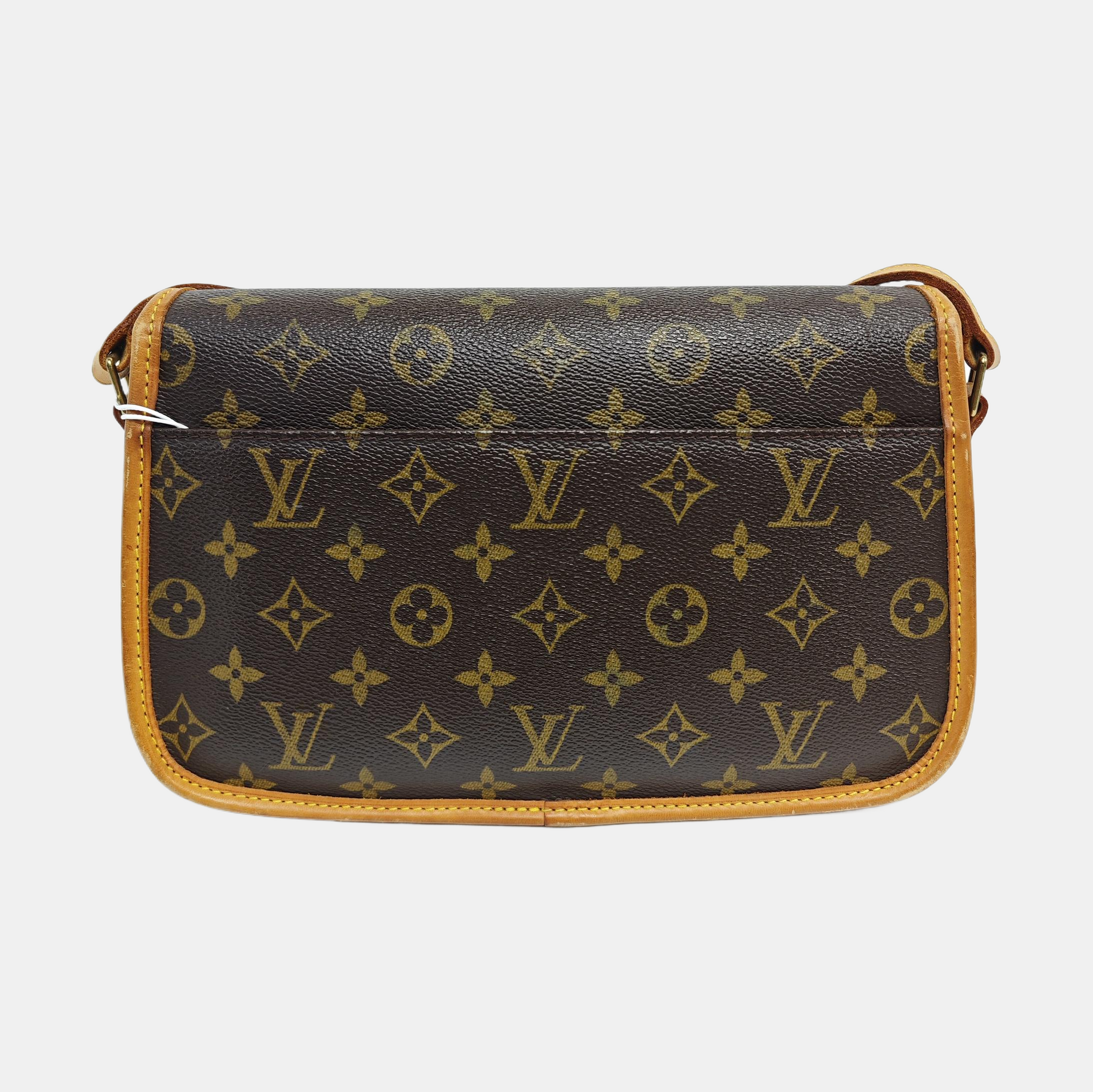 SOLOGNE PM Monogram Coated Canvas Brown