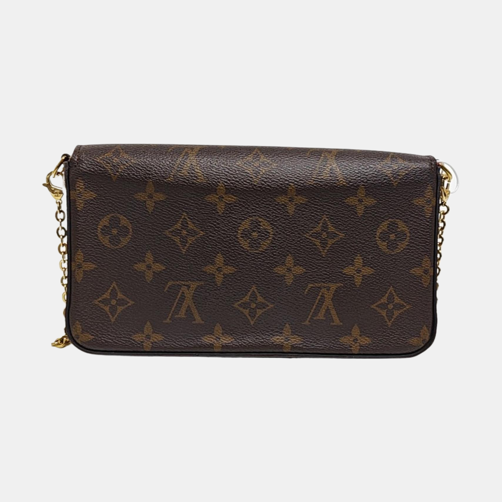 FÉLICIE Monogram Coated Canvas Brown