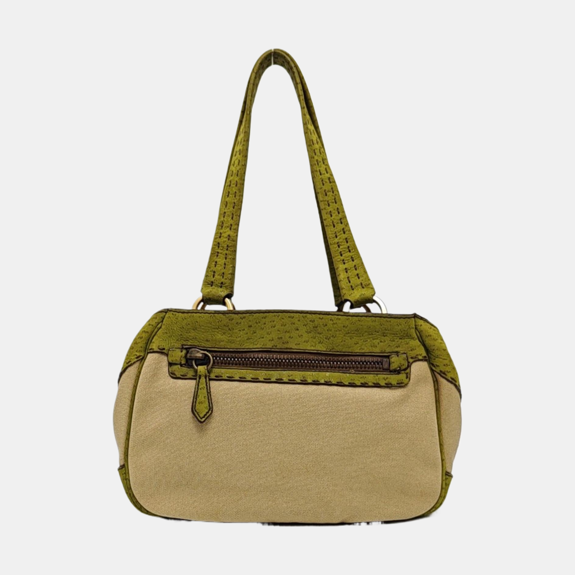 Canvas Top Handle Bag Multicolor