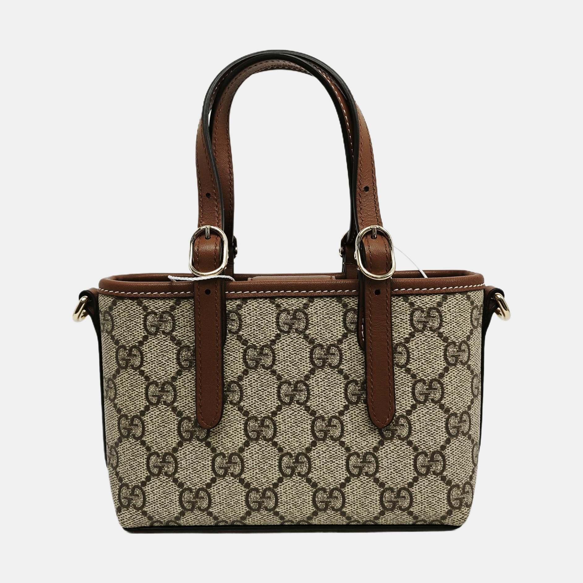 Monogram Coated Canvas Shoulder Bag Beige