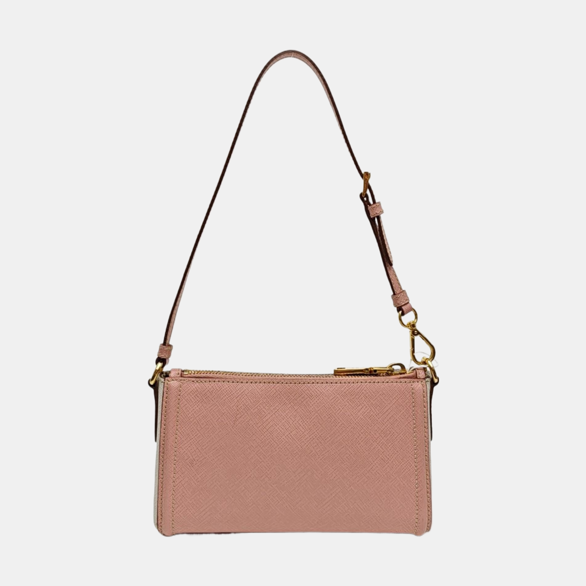 Saffiano Calfskin Top Handle Bag Pink
