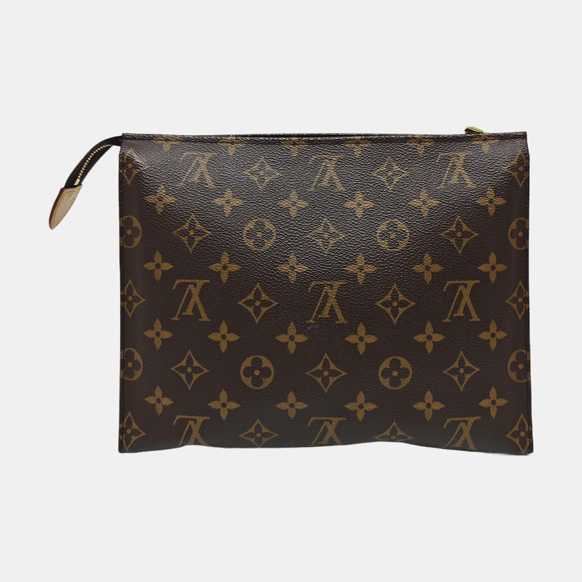 TOILET POCKET 26 Monogram Coated Canvas Brown