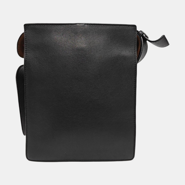 Calfskin Shoulder Bag Black