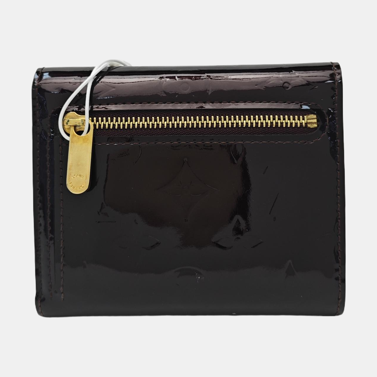 KOALA Monogram Patent Leather Red Card Holder