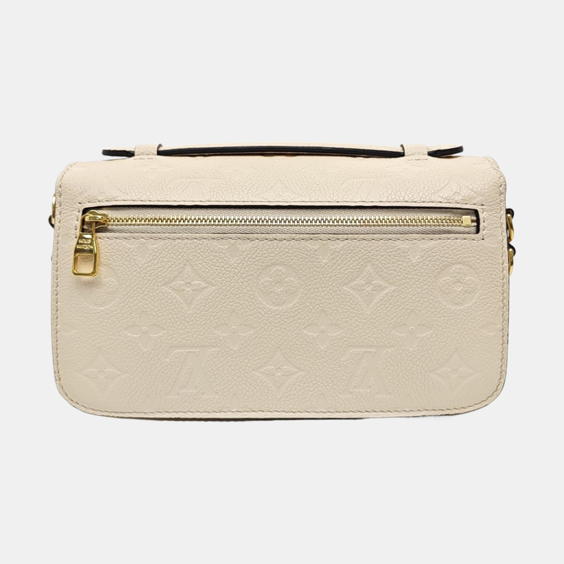 MÉTIS EAST WEST Monogram Calfskin Beige
