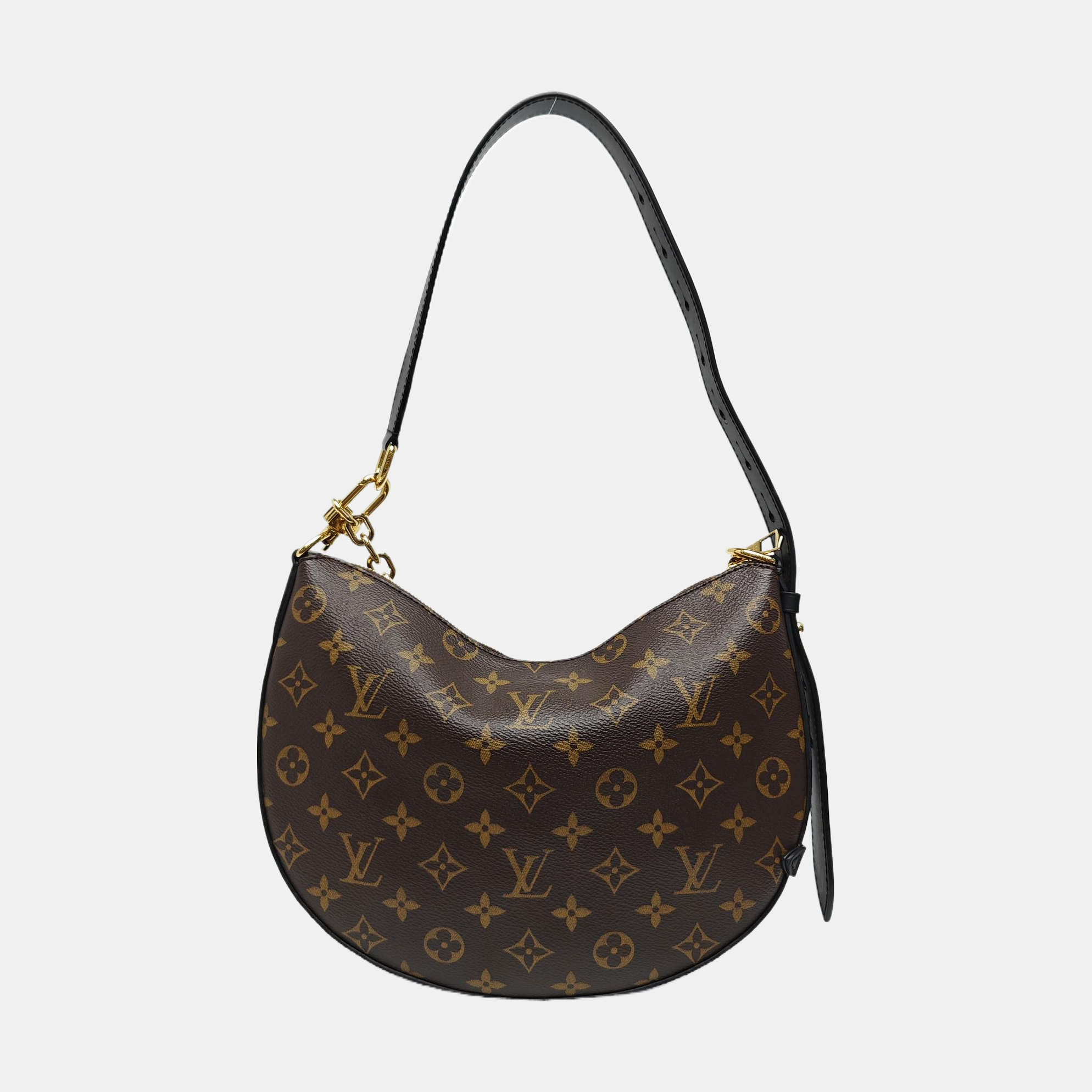 COOKIE BB Monogram Coated Canvas Brown