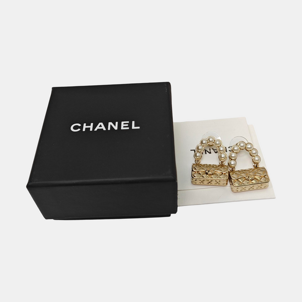 Metal Gold Stud Earrings