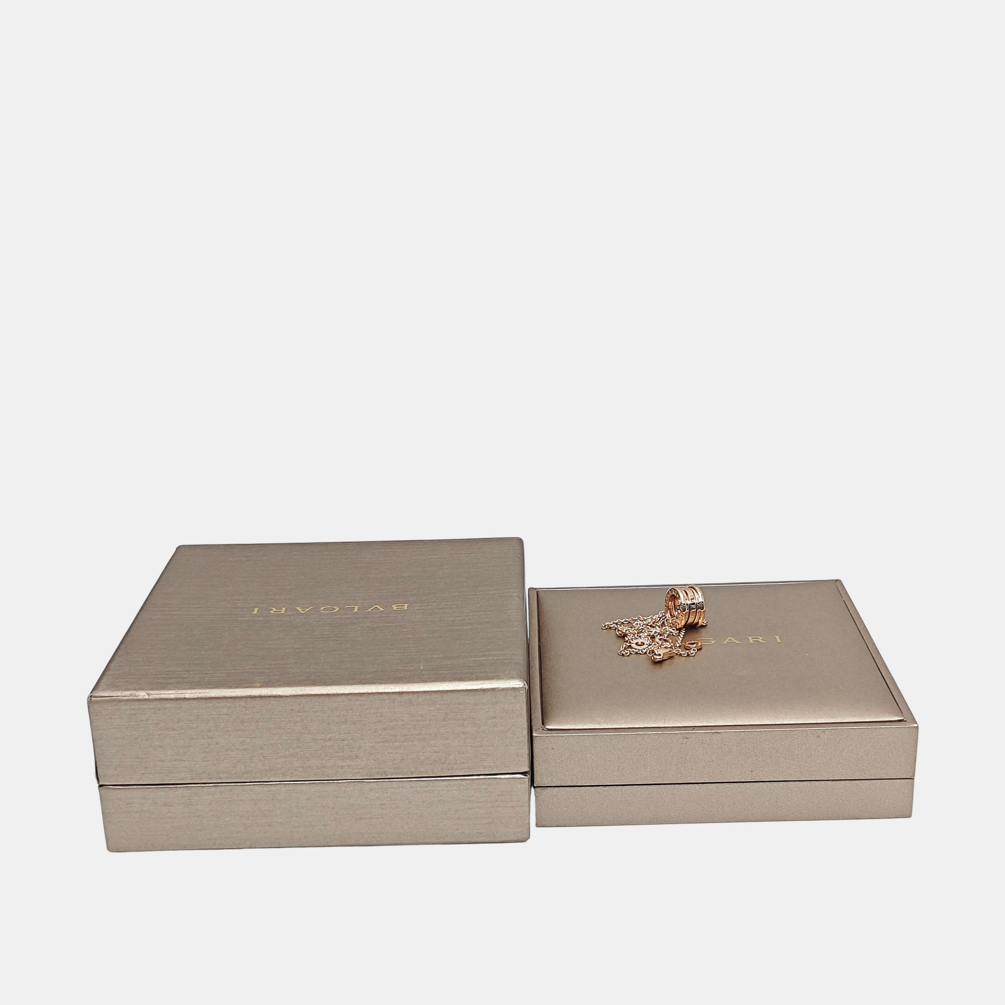 B.ZERO1 18k Rose Gold Necklace