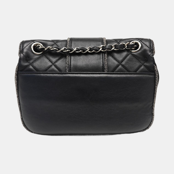 MADISON Quilted Calfskin Black