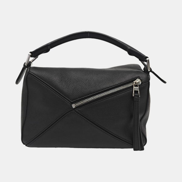 Puzzle Small Calfskin Black